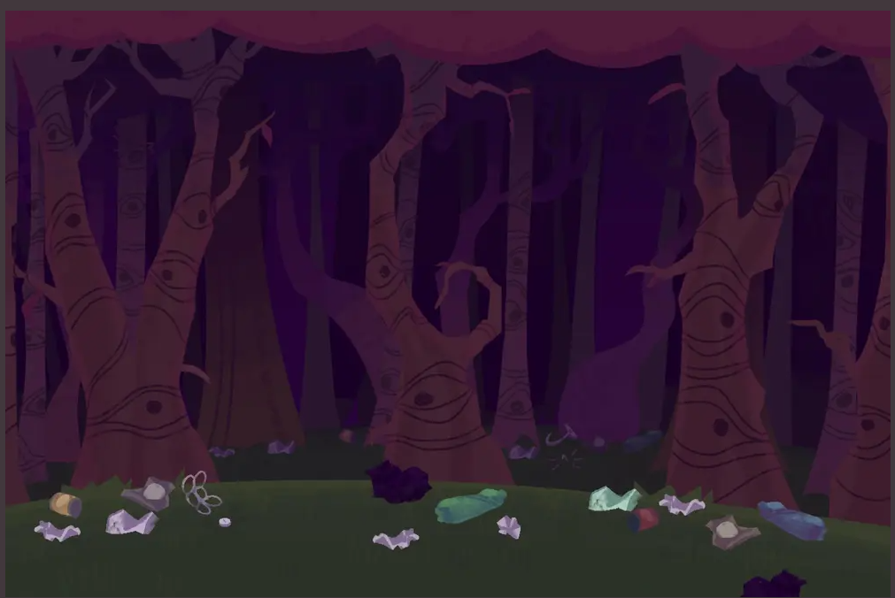 Spooky month forest